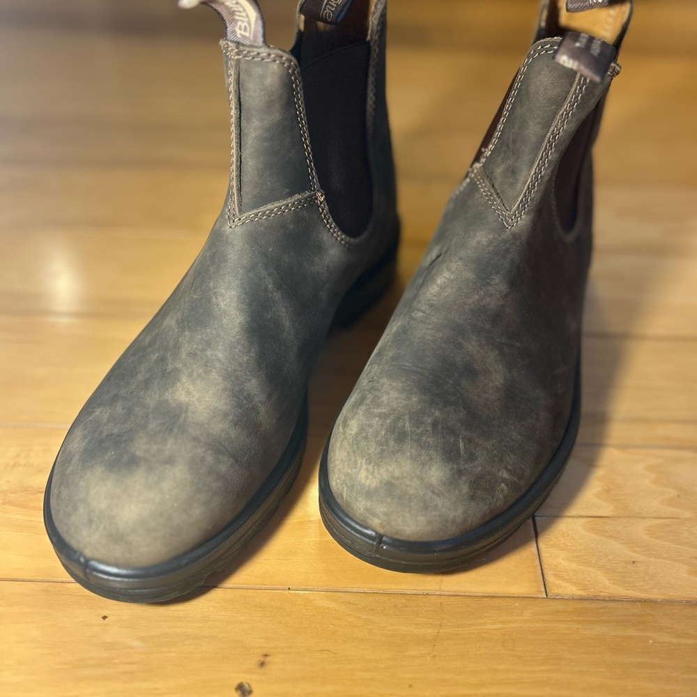 Blundstone Men's CLASSIC  Brown Leather Chelsea Boots - Picture 12 of 15